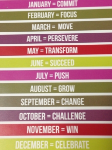 year motivation calendar